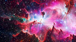 绚丽灿烂唯美星空