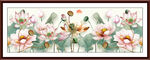 国画荷花装饰画