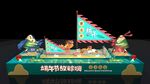 端午龙舟微缩景观创意摆件