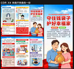 防范非法金融活动宣传月三折页