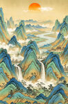 千里江山图