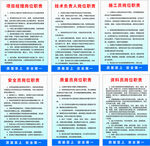项目部管理制度牌