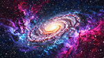 绚丽炫彩宇宙星空软膜天花吊顶