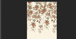 数码印花 手绘花