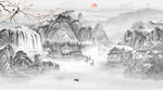 新中式意境山水画