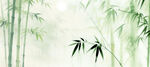 竹叶灯箱背景墙