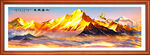 日照金山国画