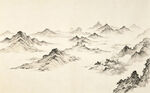 水墨山水图