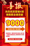 销售喜报