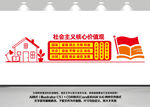 校园核心价值观文化墙