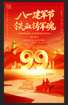八一建军节99周年海报