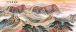 万里长城国画
