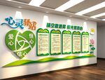 心理咨询室文化墙展板