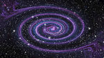 紫色旋涡星空吊顶