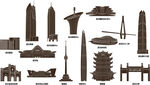 武汉湖北城市建筑旅游剪影