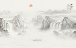 禅意山水画