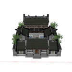 四合院模型