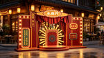 餐饮复古美陈