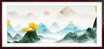 中式山水风景图