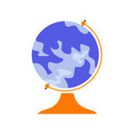 矢量地球仪图标