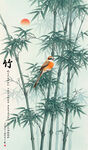 国画竹子
