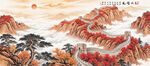万里长城装饰画