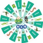 端午节射五毒转盘图片