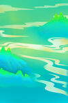 梦幻山水风景图