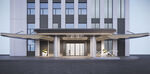 现代风格建筑入口外观