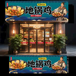 地锅鸡门头