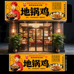 地锅鸡门头