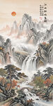 玄关山水画