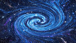 蓝色星空宇宙旋涡