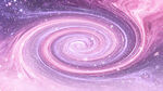 粉紫色旋涡星空