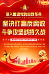 反腐倡廉宣传海报背景