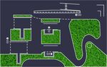 驾校科目二训练场平面示意图