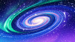 宇宙旋涡星系星空