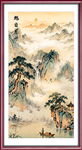 旭日东升国画