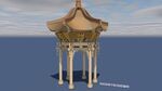 海上中式凉亭3D模型