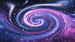 彩色星空旋涡吊顶