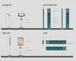 标识系统 合同架 方向牌 水牌