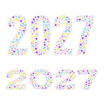 2027数字花朵数字2027