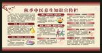 中医秋季养生知识宣传栏