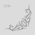 卷草线条