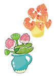 盆栽花卉插画素材集合