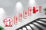 学校楼梯文化墙