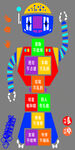 物业社区数字机器人创意图案
