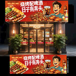 烧烤门头