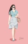 时尚优雅的短裙女性穿搭
