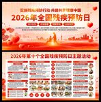 2026年全国残疾预防日展板